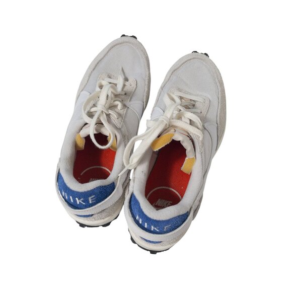 Nike Waffle Debut vintage trainers in summit white and game royal SZ 10.5 - Picture 9 of 15